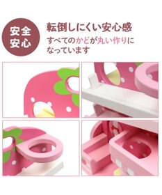 Mother garden 【ギフト巾着セット商品】  1.5歳からの木のおもちゃ いちごのころころスウィーツ