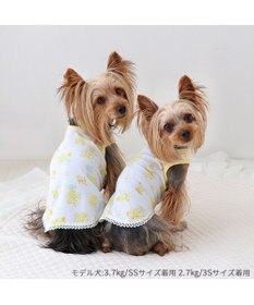 PET PARADISE ペットパラダイス はじめてタンクトップ 《ミモザ柄》 小型犬