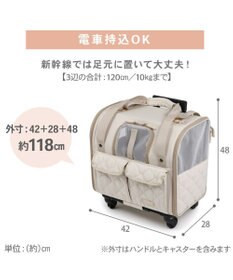 スヌーピー キャスター付き折り畳みキャリー 小型犬 / PET