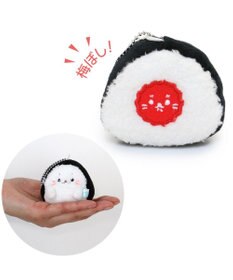 Mother garden しろたん マスコットキーホルダー おにぎり 梅 鮭 ぬいぐるみ マスコットキーホルダー