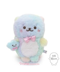 Mother garden らっこいぬ 虹のふわふわ マスコット 16cm