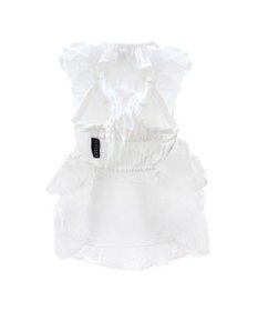 PET PARADISE cherircouture ローズチュールワンピース 《ホワイト》 小型犬