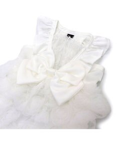 PET PARADISE cherircouture ローズチュールワンピース 《ホワイト》 小型犬