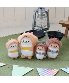 しろたん お座り ちびマスコット 《しろたんリス》 14cm 単品 動物 ぬいぐるみ お座り ぬいどり ぬい撮り プレゼント ギフト あざらし  アザラシ かわいい マザーガーデン, 茶系, -