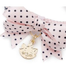 PET PARADISE ディズニー マリー ドットリボン 首輪 S / M