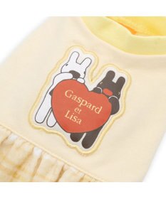 PET PARADISE リサとガスパール ぽわん Tシャツ 《チェック柄》 小型犬
