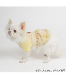 PET PARADISE リサとガスパール ぽわん Tシャツ 《チェック柄》 小型犬