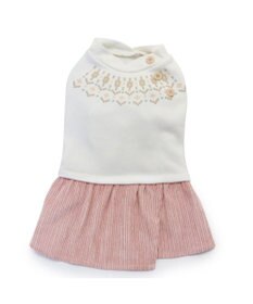 PET PARADISE ノルディック柄ワンピース《ホワイト》小型犬