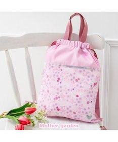 Mother garden マザーガーデン 野いちご お着替え巾着 ナップサック 《小花いちご柄》