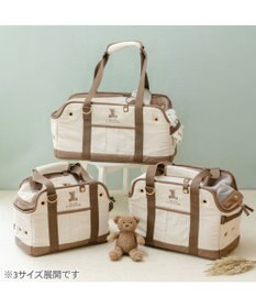 PET PARADISE ペットパラダイス くまちゃん帆布 キャリーバッグ ロング
