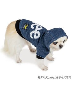 PET PARADISE Lee カットオフ パーカー 《ネイビー》 小型犬