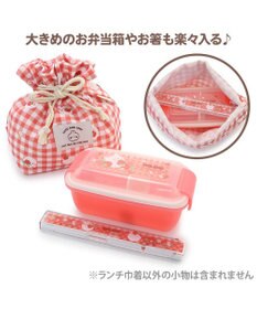 お弁当袋　ランチ　巾着　いちご　ピンク　ホワイト　イチゴ　入園　入学　苺 ミッフィー ランチ巾着 お弁当袋 イチゴ 日本製 入園入学