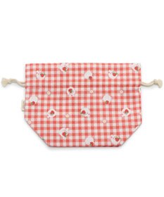 Mother garden マザーガーデン MOLANG モラン ランチ巾着 いちご柄 お弁当袋