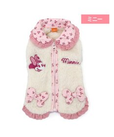 PET PARADISE ディズニー ミニーマウス ジップベスト 《ピンク》 小型犬