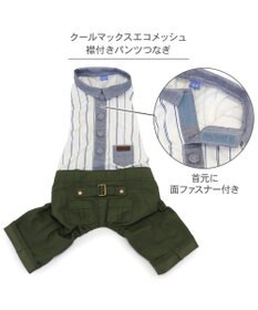 PET PARADISE ペットパラダイス エコメイド 襟付き パンツつなぎ 小型犬