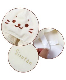 Mother garden しろたん ネックピロー フード付き