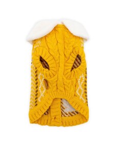 PET PARADISE スヌーピー ハグ 背開き ニット 《イエロー》 中型犬 大型犬