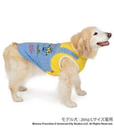 PET PARADISE ミニオン エコメイド タンクトップ 《オーバーオール風後姿》 中型犬 大型犬