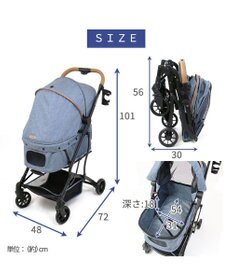 PET PARADISE smooca コンパクト ペットカート 《スモーキーピンク》