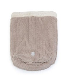 PET PARADISE ペットパラダイス 筒形寝袋 遠赤外線 《アラン編み柄》 57cm×95cm