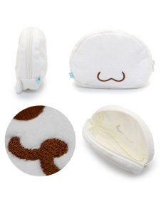 Mother garden しろたん らむね ふわふわ ポーチ  【単品】