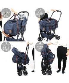 PET PARADISE smooca ３ＷＡＹ ハンドフル ペットカート 《ネイビー》