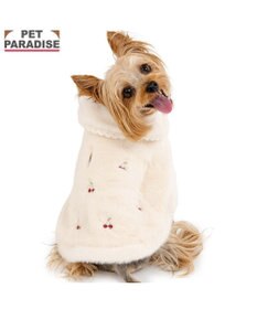 PET PARADISE ペットパラダイス チェリー ポンチョ 《ホワイト》 小型犬