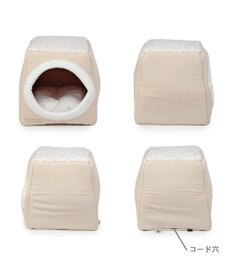 PET PARADISE 花柄 ２ｗａｙハウス カドラーベッド  (40×40cm)