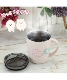 Mother garden マザーガーデン ふわんこ 蓋つき ステンレスマグカップ 380mL