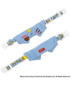 PET PARADISE ミニオン デニム襟付き首輪 3S