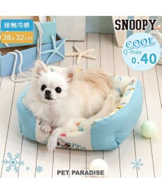 PET PARADISE スヌーピー クールカドラー 《アイス柄》 角型 Ｓ