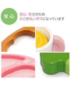 Mother garden 1.5歳からの木のおもちゃ マザーガーデン いちごのランチプレートセット