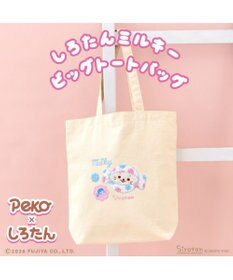 Mother garden しろたん ミルキー ビッグトートバッグ Peko×しろたん