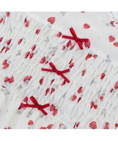 PET PARADISE ペットパラダイス スモッキング ワンピース 《いちご柄》 小型犬