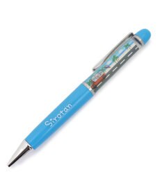 Mother garden しろたん うごく アート ボールペン 《青ボディ ドライブ》 単品