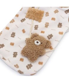 PET PARADISE くま ビスケット柄  ポーチ風タンクトップ 【小型犬】