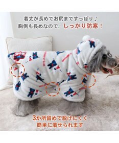 PET PARADISE リサとガスパール 着る毛布 《頬杖柄》 小型犬