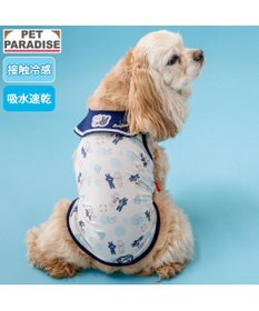 PET PARADISE リサとガスパール 接触冷感 タンクトップ 《マリン柄》 中型犬 大型犬
