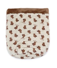 PET PARADISE ペットパラダイス くまちゃん 遠赤外線 寝袋  筒型 L (57×95cm)