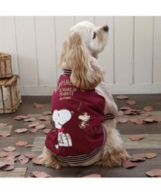 PET PARADISE スヌーピー 75周年 遠赤外線 スカジャン 中型犬 大型犬