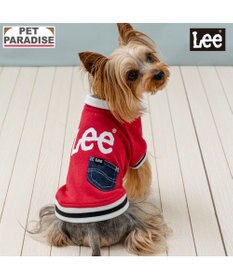 Lee ジップUP トレーナー 《レッド》 小型犬 / PET PARADISE