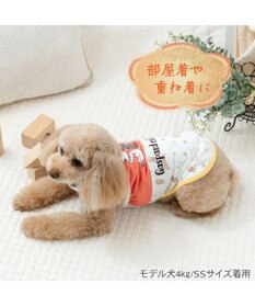 PET PARADISE リサとガスパール ペティヒート タンクトップ 《カフェ柄》 小型犬