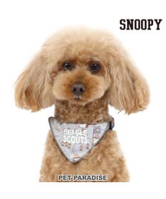 PET PARADISE スヌーピー 首輪 ビーグルスカウト柄 反射付き【3S】 小型犬