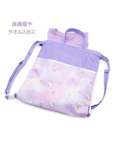 Mother garden マザーガーデン ユニコーン お着替え巾着 ナップサック《ぷっくり柄》