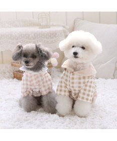 PET PARADISE ペットパラダイス チェック うさぎ スカート 小型犬