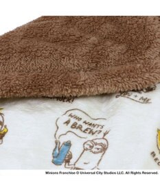 PET PARADISE ミニオン 遠赤外線 ボアマット 角型《コーヒ柄》