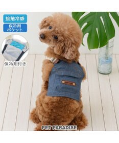 PET PARADISE ペットパラダイス ポケットクール ベスト 《オーバーオール風》 小型犬