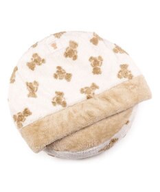 PET PARADISE ペットパラダイス  くまちゃん織り 遠赤外線  丸型 寝袋 Ｍ