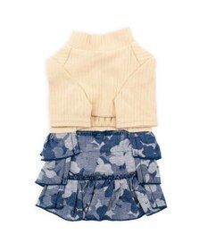 PET PARADISE J.PRESS ジャガード スカートつなぎ 小型犬