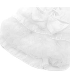 PET PARADISE cherircouture メニ―ローズ ワンピース ホワイト 小型犬